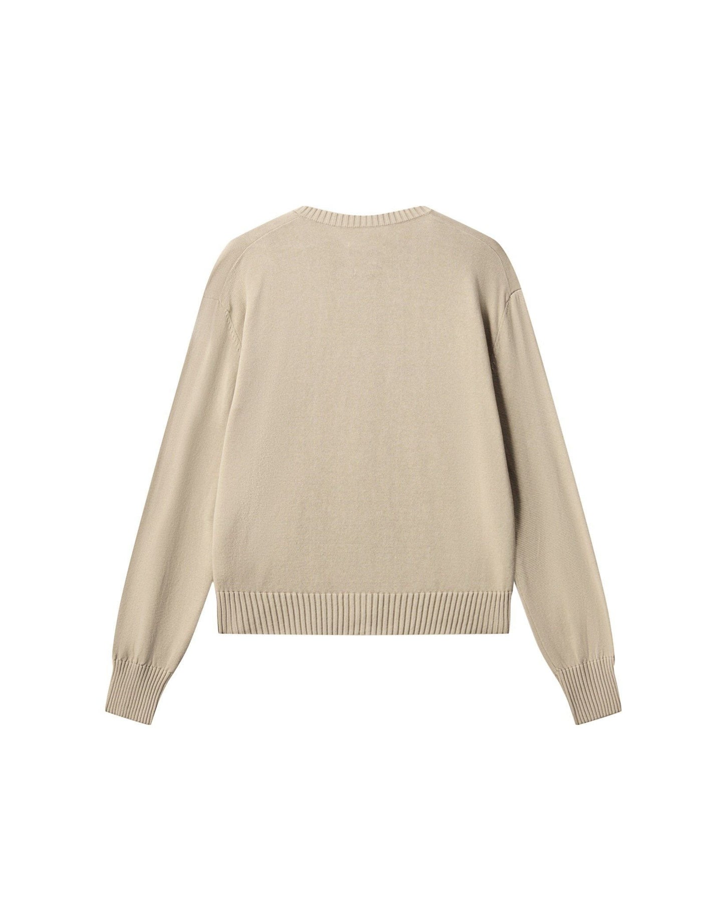 autumnal-knit-cardigan-oatmilk-boxy-fit-unisex-wool-lider