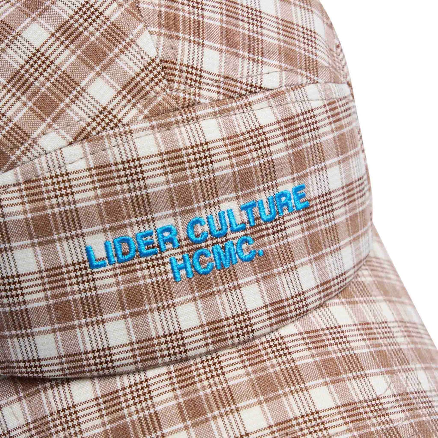 Checked Cinnamon Caroline Cap