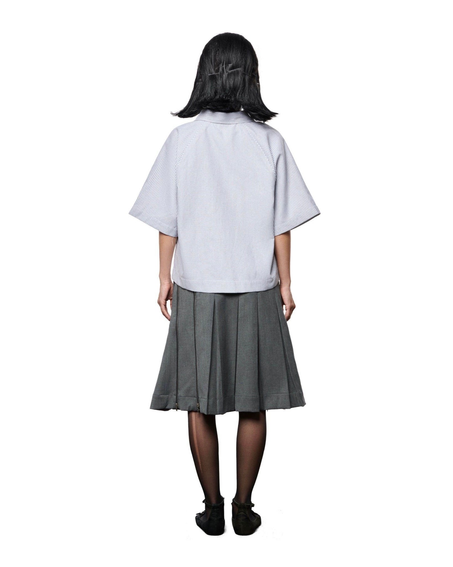 popeye-light-grey-zip-up-shirt-red-two-way-zipper-bow-tie-lider