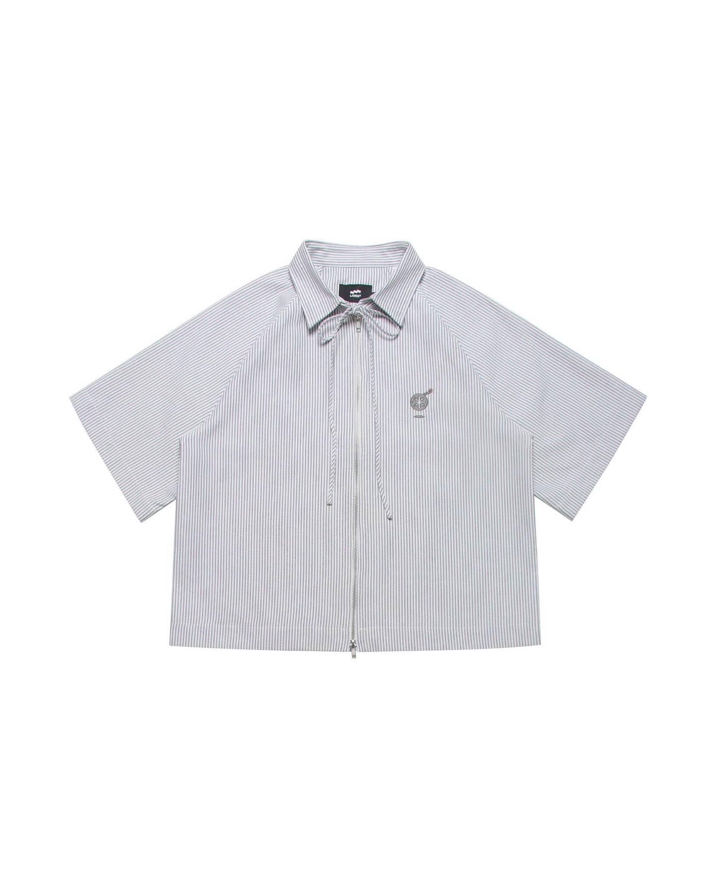 popeye-light-grey-zip-up-shirt-red-two-way-zipper-bow-tie-lider