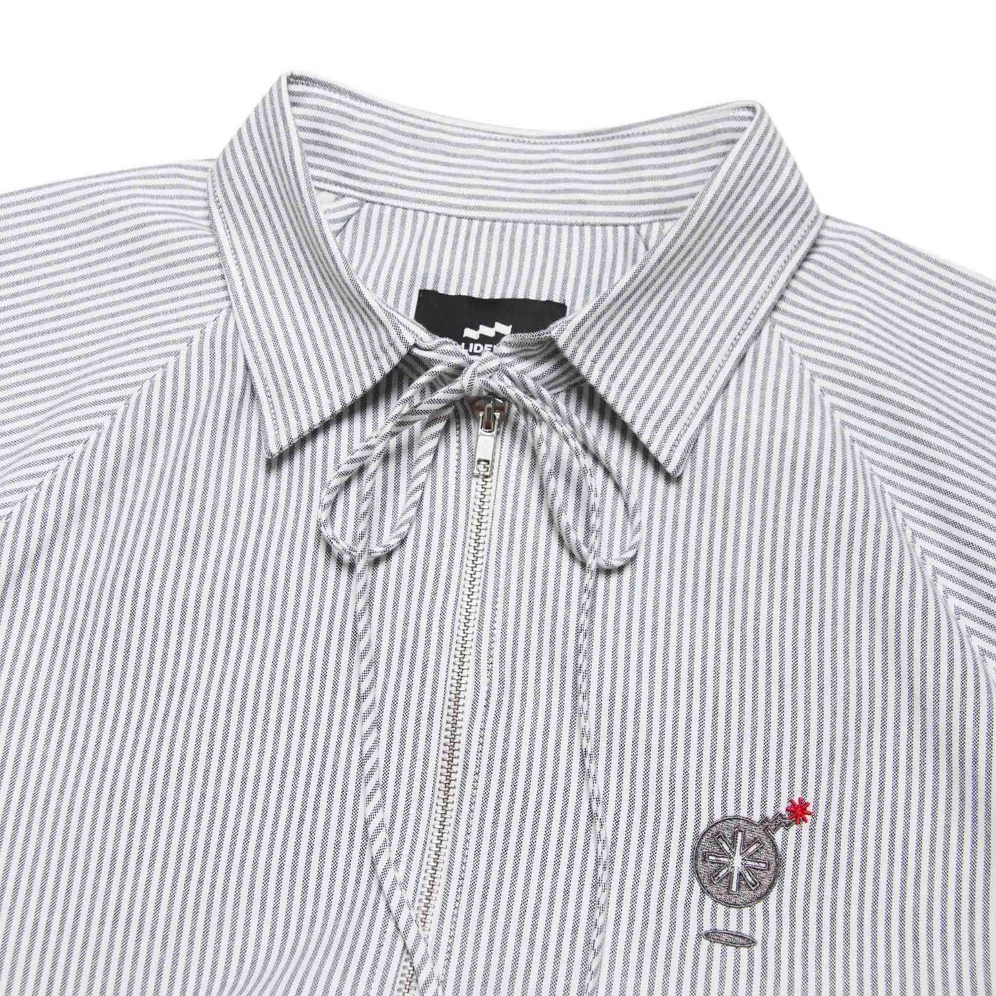 popeye-light-grey-zip-up-shirt-red-two-way-zipper-bow-tie-lider