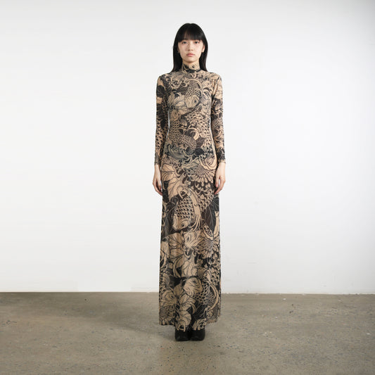 ALL OVER TATTOO DRESS