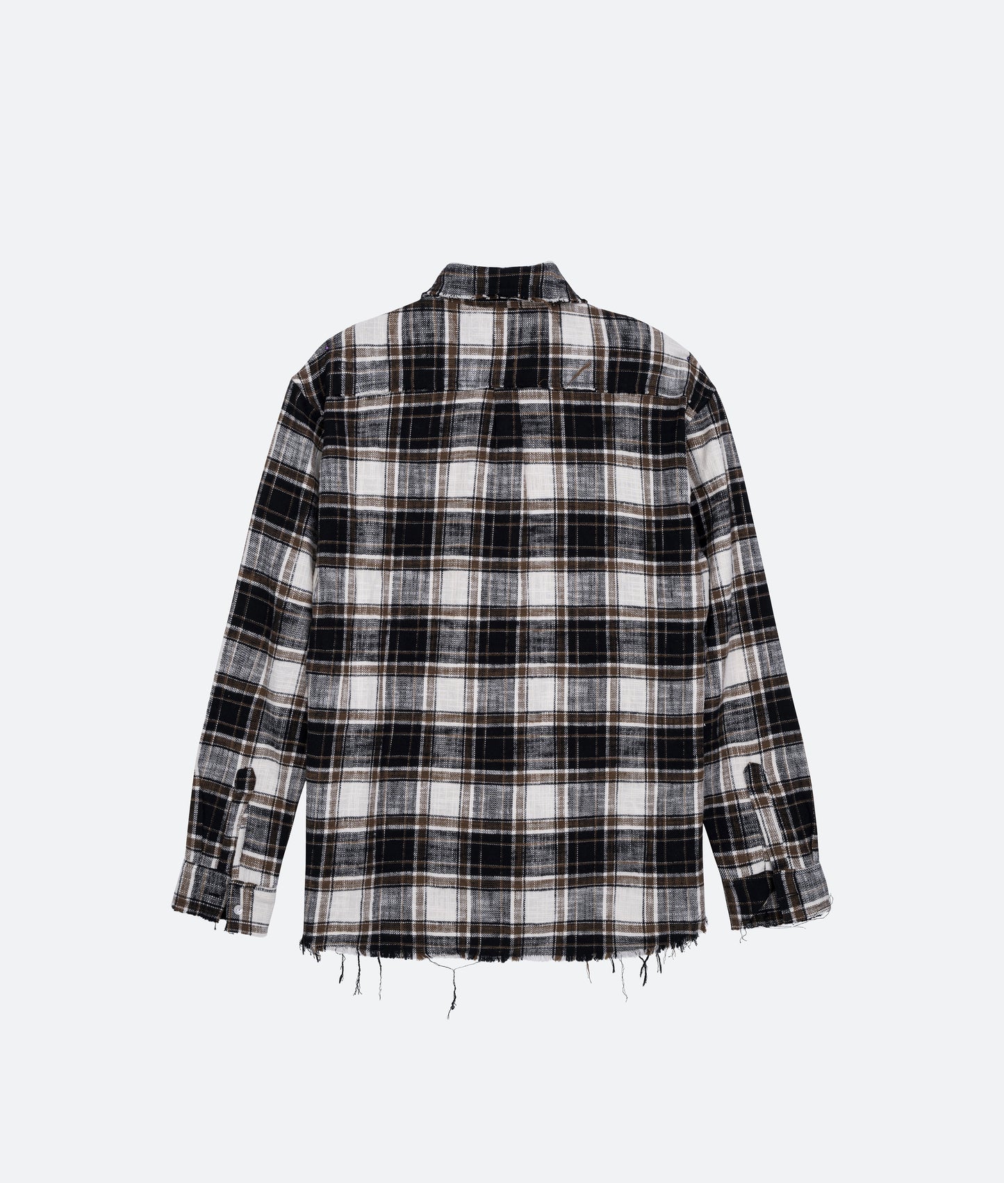 FRAGILE® Brown Check Shirt fragile club astoud