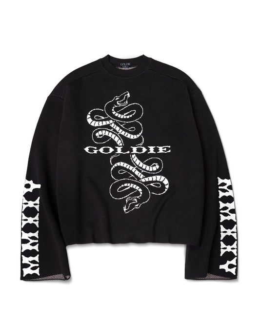 mmxxv-snake-knit-sweater-black goldie astoud