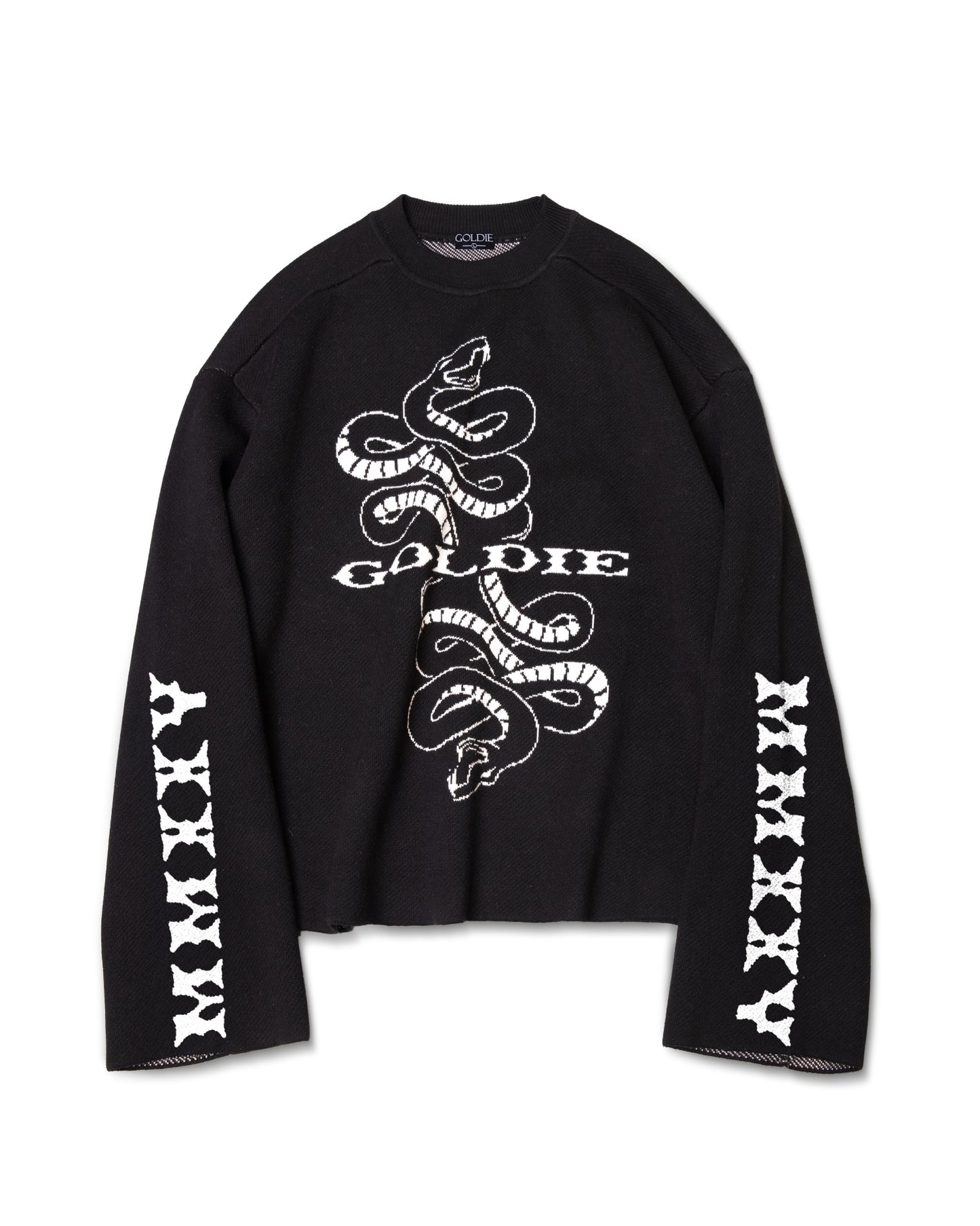 mmxxv-snake-knit-sweater-black goldie astoud