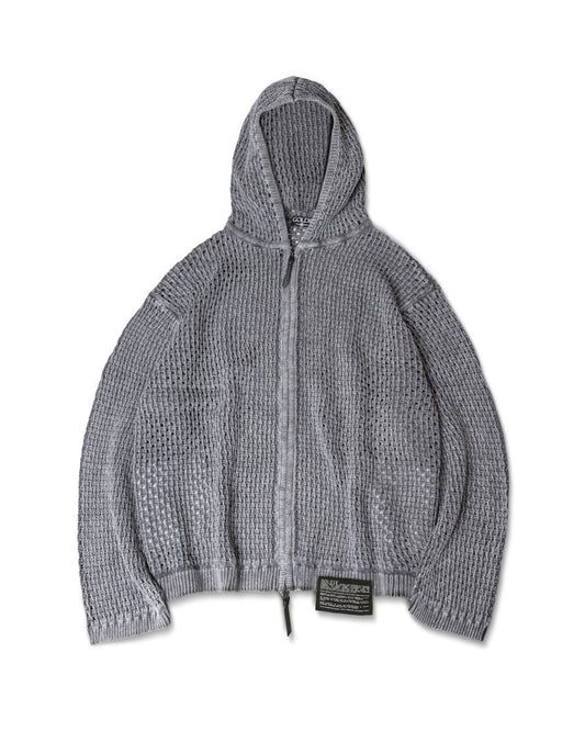 crochet-knit-washed-zipped-hoodie goldie astoud
