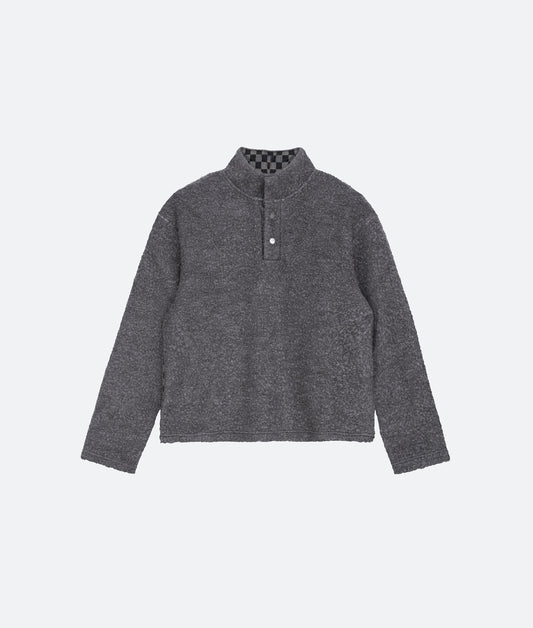 FRAGILE® Light Gray Fleece Pullover fragile club astoud
