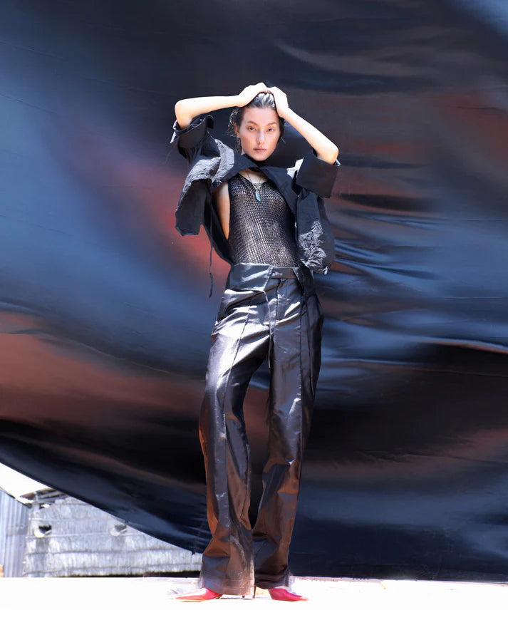 taffeta-waistband-pants kimtr astoud