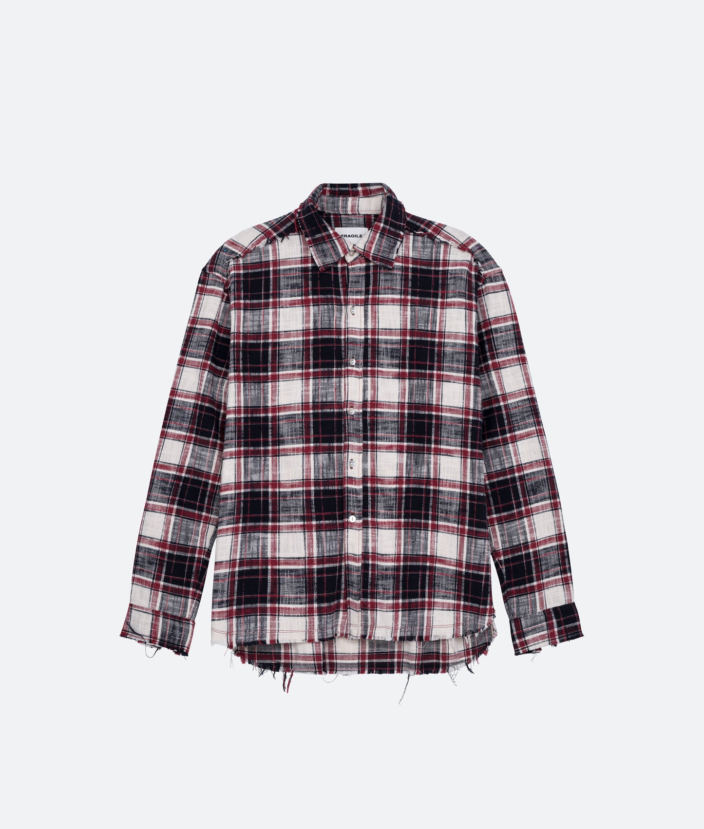 FRAGILE® Red Check Shirt fragile club astoud