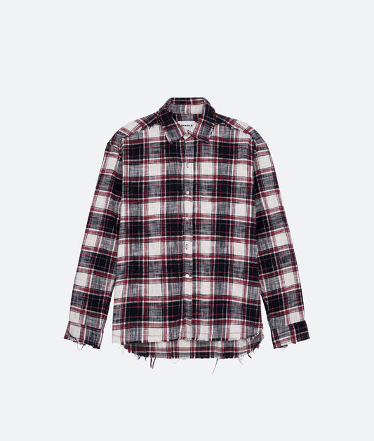FRAGILE® Red Check Shirt fragile club astoud