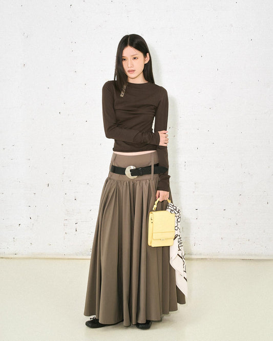 long-sleeve-pleating the idiot astoud