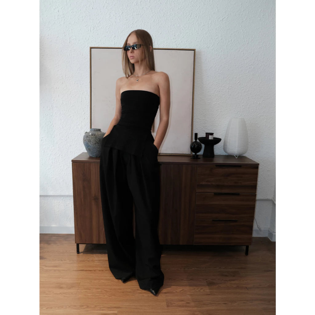 side-slit-tube-top laminapparel® astoud
