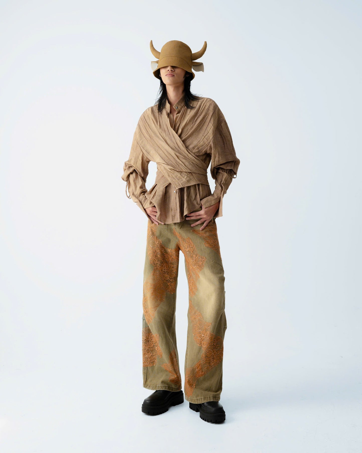 brown-tan-tao-shirt an heritage astoud