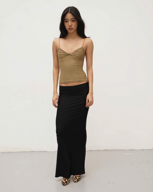 tensil-brown-humble-flutter-top dalya astoud